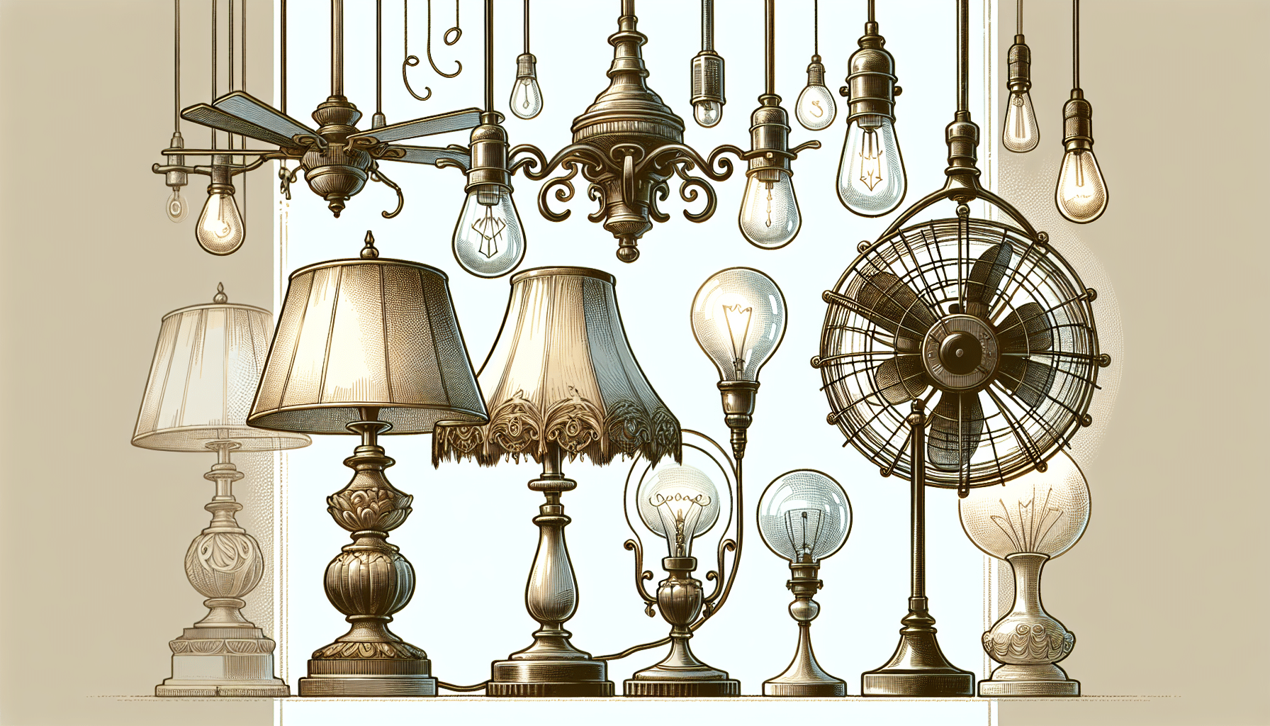 various types of light fixtures