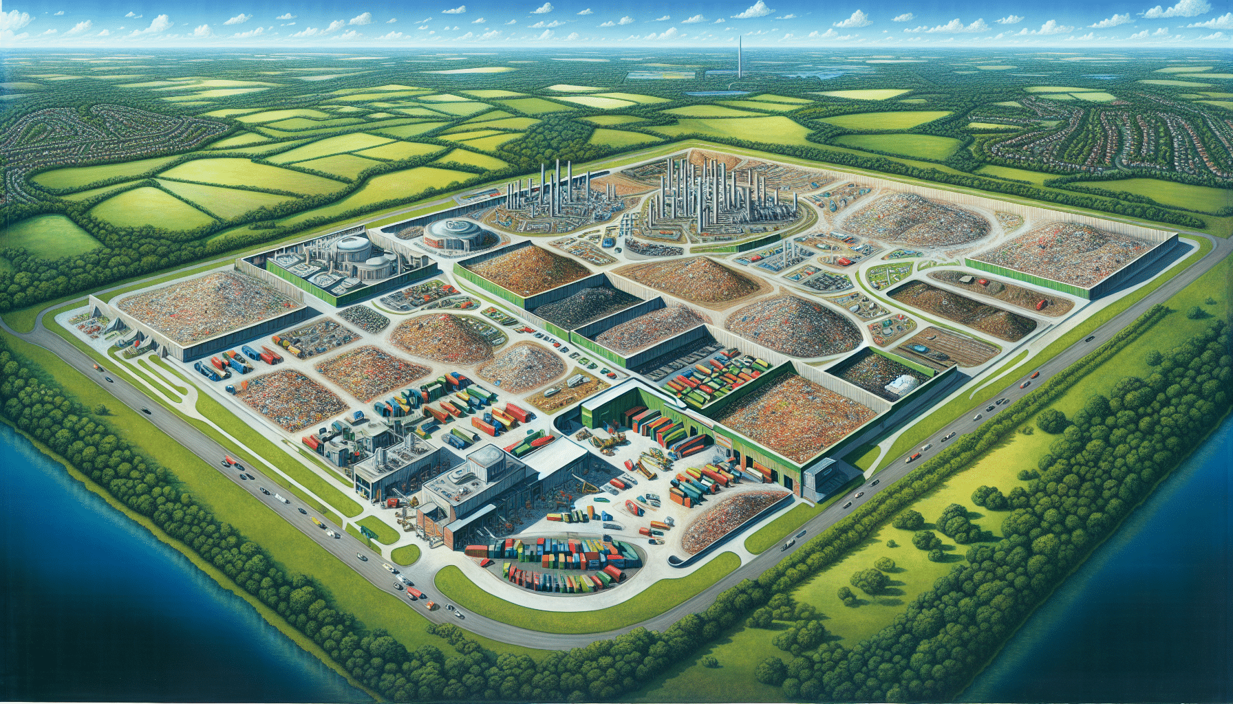 Illustration of North Landfill in Baton Rouge